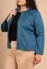 Picture of CURVY GIRL SUEDE ZIP UP JACKET